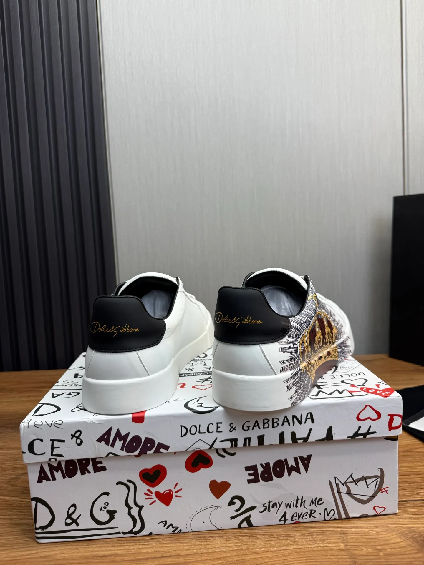 Men's men's shoes 💰480💰 Dolce & gabbana (DG) official website synchronized new models 💥1 fashion hot models: 1 Exclusive mold opening ✅Imported cowhide for the upper, unique brand style logo upper 💥Sheepskin feet 🐑Original private mold outsole ✔️36-44 (38.45 custom-made, non-refundable)